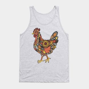 Patchwork Chicken Tank Top